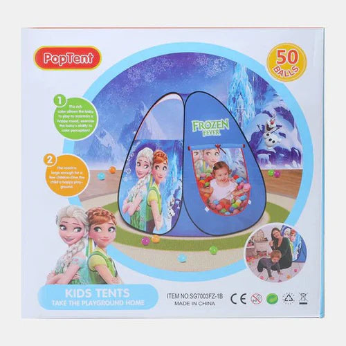 Frozen-Themed Tent House with 50 Play Balls