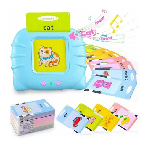 Preschoolers Educational Talking Flash Cards Device